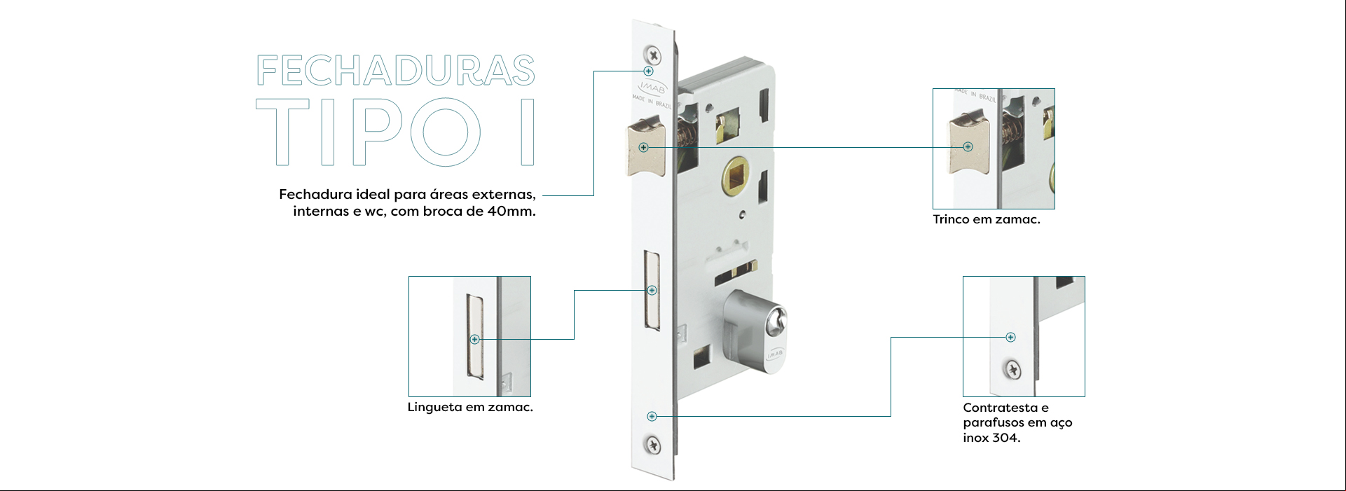 Fechadura Tipo I