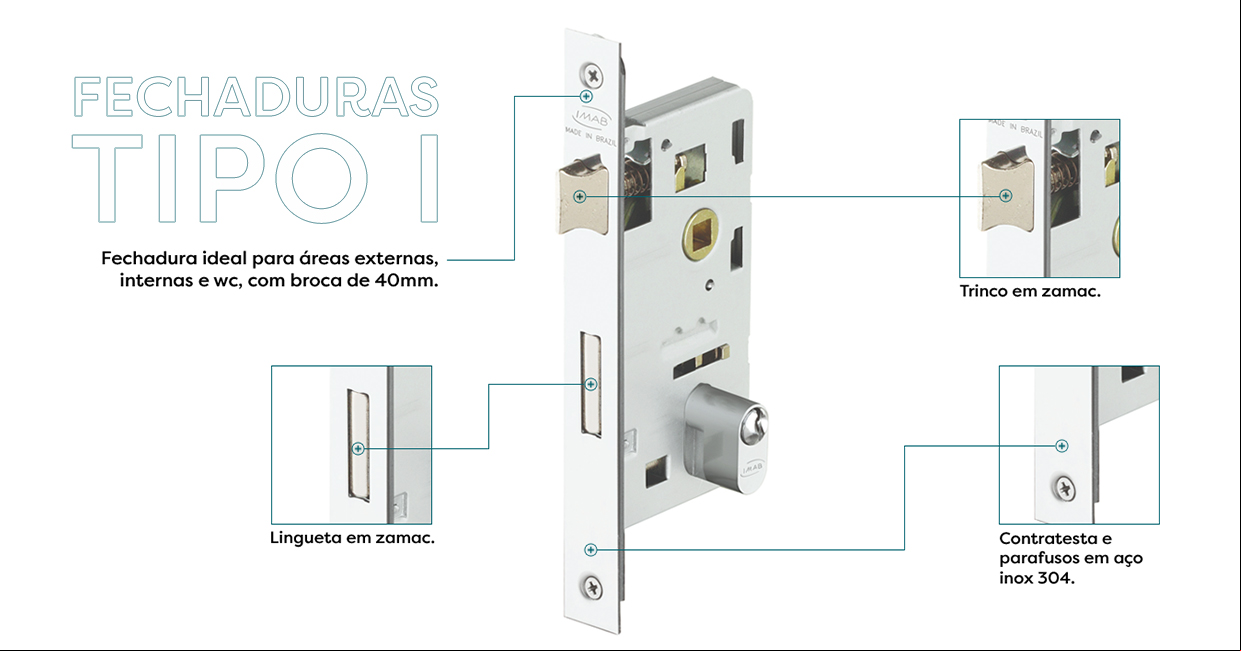 Fechadura Tipo I